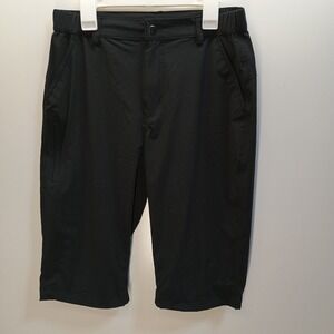 BALEAF LAUREATE Women's Size SMALL Wide Leg BLACK Capri 26" Waist - 12.5" Inseam